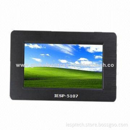 Rugged Panel PC, 7" LCD w/ Touchscreen, 2GB Memory/16GB SSD, 4xCOM/2xUSB2.0/2xGLAN/HDMI